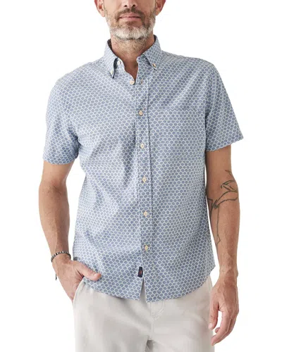 Faherty Stretch Playa Shirt In Blue