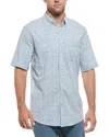 Faherty Stretch Playa Shirt (tall) In Blue