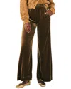 Faherty Stretch Silk-blend Velvet Genevieve Pant