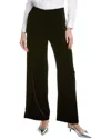 Faherty Stretch Silk Velvet Genevieve Pant In Black