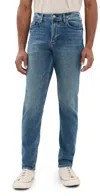 Faherty Slim Fit Stretch Terry Jeans In Storm Harbor Blue In Storm Harbor Wash
