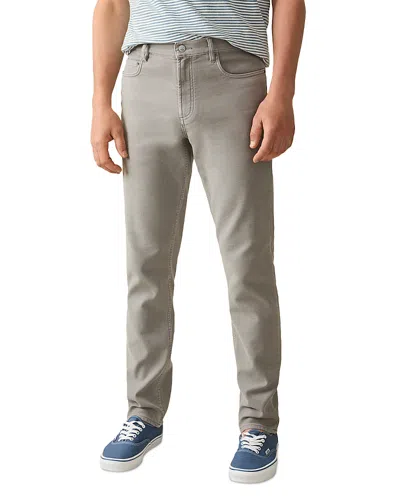 Faherty Stretch Terry 5-pocket Pants (32" Inseam) In Iron