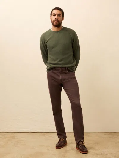 Faherty Stretch Terry 5-pocket Pants In Green