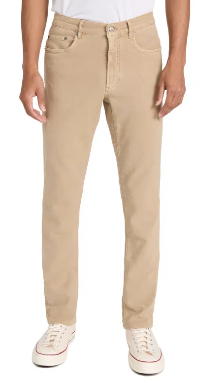 Faherty Stretch Terry 5 Pocket Pants Desert Khaki