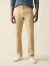 Faherty Stretch Terry 5-pocket Pants In Desert Khaki