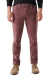 Faherty Stretch Terry&trade; 5-pocket (30") Pants In Fall Burgundy