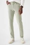 Faherty Stretch Terry 5 Pocket Pants Faded Olive In Multi