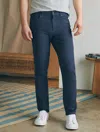 Faherty Stretch Terry 5-pocket Pants In Navy