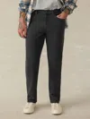 Faherty Stretch Terry 5-pocket Pants In Onyx Black