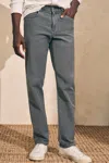 Faherty Stretch Terry 5-pocket Pants In Slate