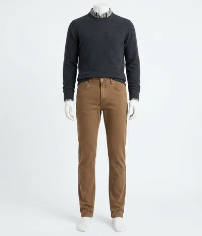 Faherty Stretch Terry 5-pocket Pant In Bark Brown