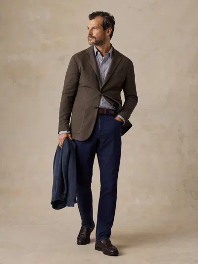 Faherty Stretch Terry 5-pocket Pants In Blue