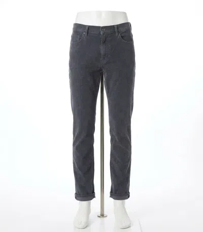 Faherty Stretch Terry 5-pocket Pants In Navy In Gray