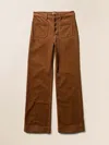 Faherty Stretch Terry Cord Patch Pocket Pants In Brown