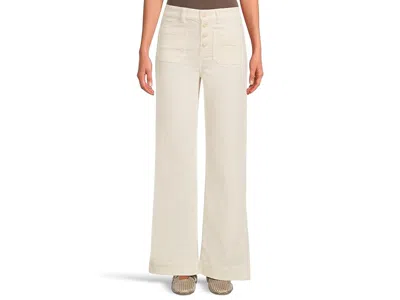 Faherty Stretch Terry Cord Patch Pocket Pants In White