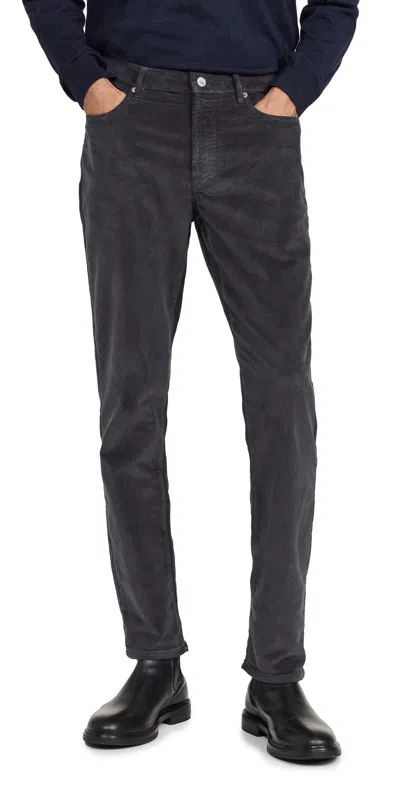 Faherty Stretch Terry Corduroy 5 Pocket Pants Washed Charcoal