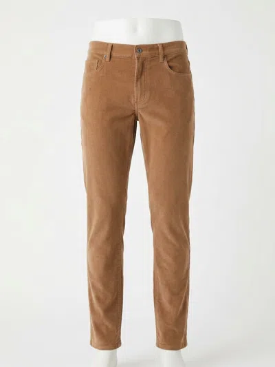 Faherty Stretch Terry Corduroy Pants In Maple Brown