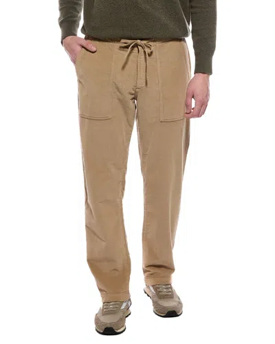 Faherty Stretch Terry Corduroy Utility Pant In Green
