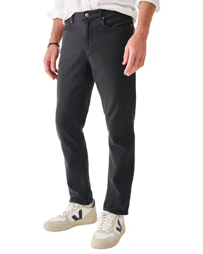 Faherty Stretch Terry Five-pocket Pant In Gray