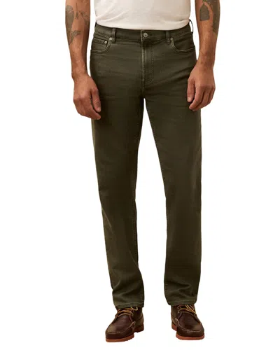 Faherty Stretch Terry Five-pocket Pant In Green