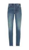 Faherty Slim Fit Stretch Terry Jeans In Storm Harbor Blue In Blue
