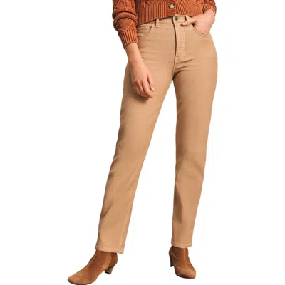 Faherty Stretch Terry Pants In Nude