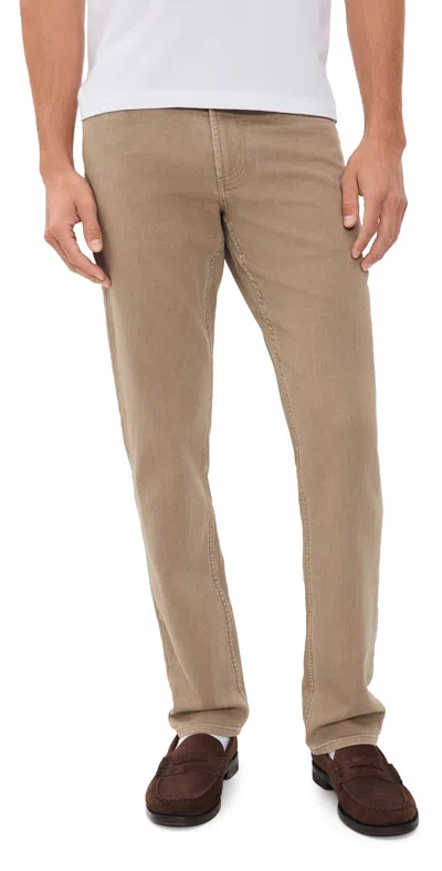 Faherty Stretch Terry Pants Desert Khaki In Brown