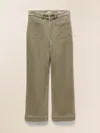 Faherty Stretch Terry Patch Pocket Ankle Pants In Gray