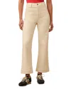 Faherty Stretch Terry Patch Pocket Ankle Pants In Neutral