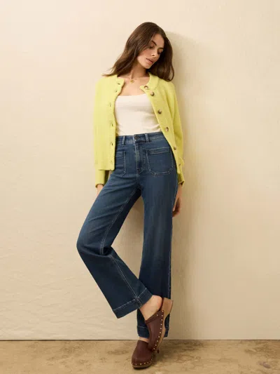 Faherty Stretch Terry Patch Pocket Pants In Multi