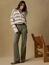 Faherty Stretch Terry Patch Pocket Pants In Green