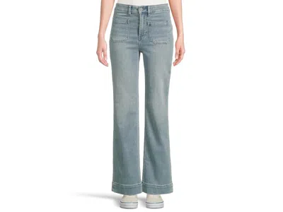 Faherty Stretch Terry Patch Pocket Pants In Blue