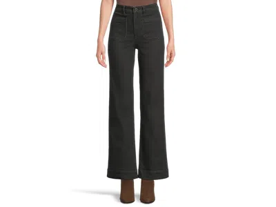 Faherty Stretch Terry Patch Pocket Pants In Black