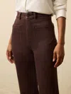 Faherty Stretch Terry Patch Pocket Pants In Brown