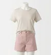 Faherty Stretch Terry Patch Pocket Short In Spring Quartz In Pink