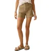 Faherty Stretch Terry Patch Pocket Shorts In Brown
