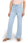 Faherty Stretch Terry Patch Pocket Pants In Clearlake Wash