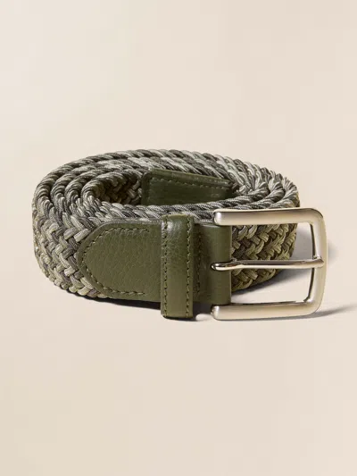 Faherty Stretch Woven Belt In Multi
