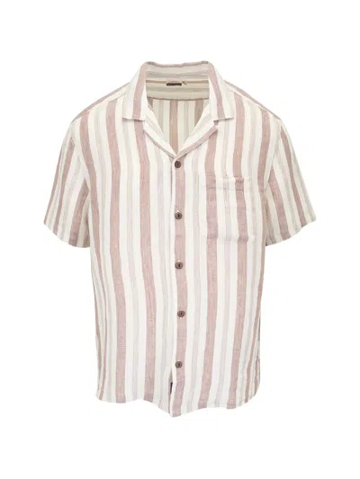 Faherty Striped Shirt In Multi