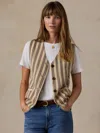 Faherty Summit Vest In White