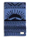 Faherty Sun And Wave Novelty Scarf In Blue