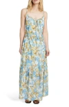 Faherty Sun Chaser Tiered Maxi Sundress