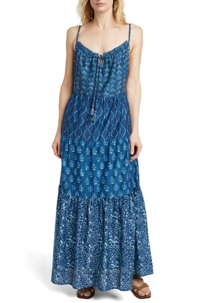 Faherty Sun Chaser Maxi Dress In Sunburst Mix Print