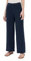 Faherty Sun Cruiser Linen Pants Deep Sea Navy In Deep Sea Navy
