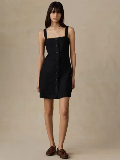 Faherty Sun Strider Linen Miley Dress In Multi