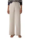 Faherty Sun Strider Wide Leg Linen Pants In Flax