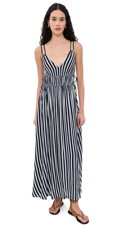 Faherty Sunbeam Dress Spellbound Coastal Stripe In Multi