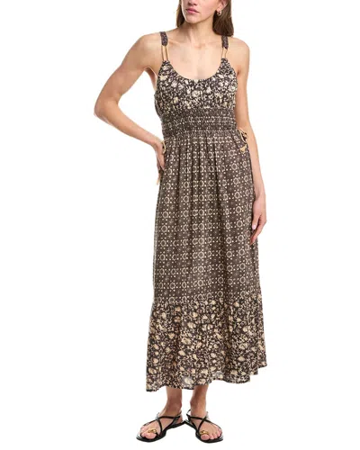 Faherty Sunbeam Maxi Dress In Brown