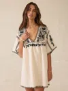 Faherty Sunday Dress In Brown