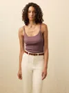 Faherty Sunday Rib Tank In Purple